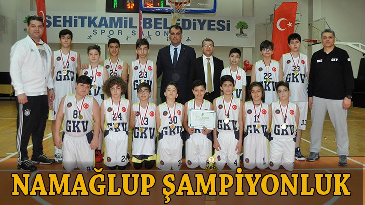 Potanın Namağlup Şampiyonu Gaziantep Kolej Vakfı  