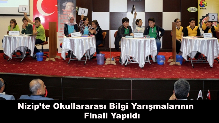 Nizip’te Okullararası Bilgi Yarışmalarının Finali Yapıldı