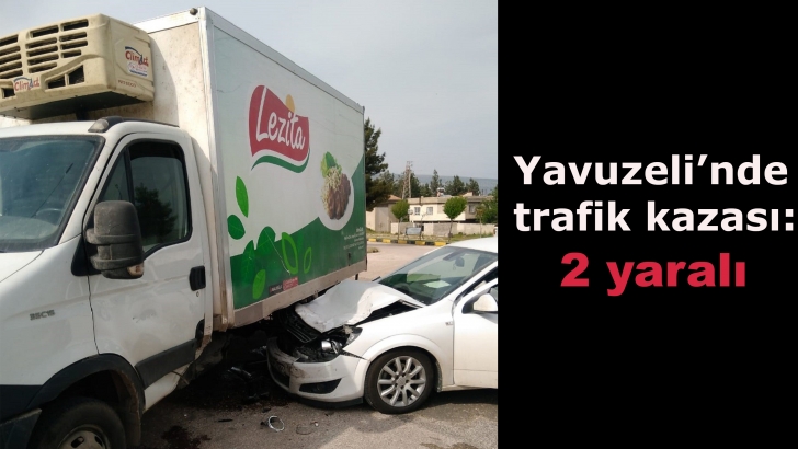 Yavuzeli’nde trafik kazası: 2 yaralı