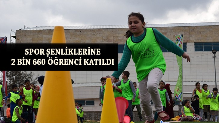 2 bin 660 öğrenci Spor Şenlikleri'nde