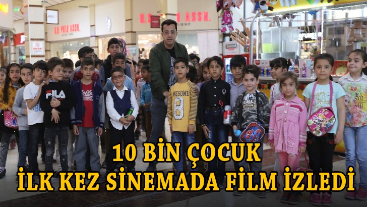 Gaziantep'te 10 bin çocuk ilk kez sinemada film izledi