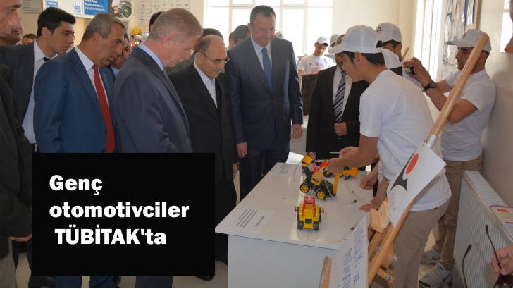 Genç otomotivciler  TÜBİTAK'ta