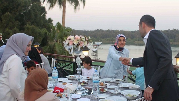 Sanibey barajı ve HES çalışanlarına iftar