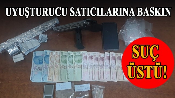 Polisten uyuşturucu satıcılarına baskın