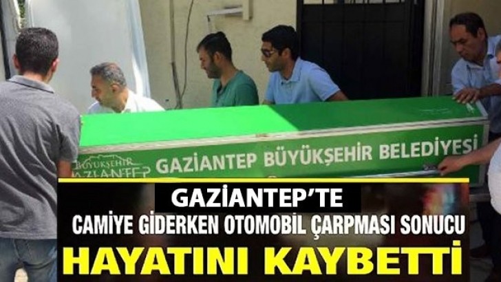 Camiye Giden Yaşlı Adamı Otomobil Çarptı