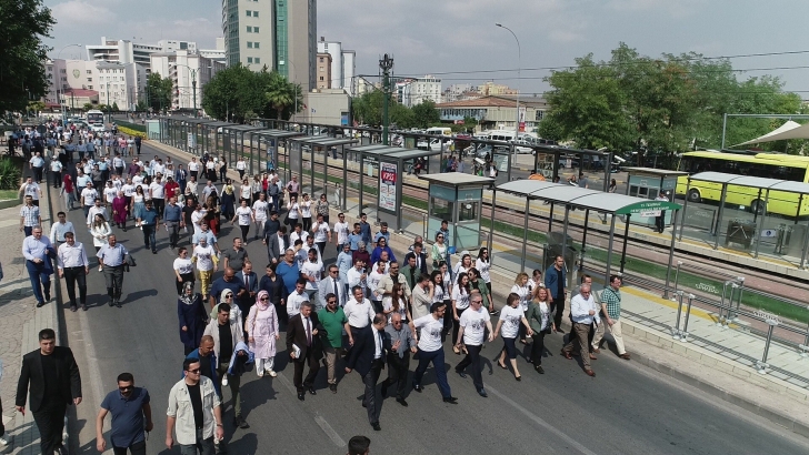 GAZİANTEP, BİRLİKTE YÜRÜDÜ!