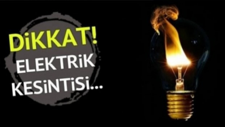 Gaziantepliler dikkat! Elektrik kesintisi var