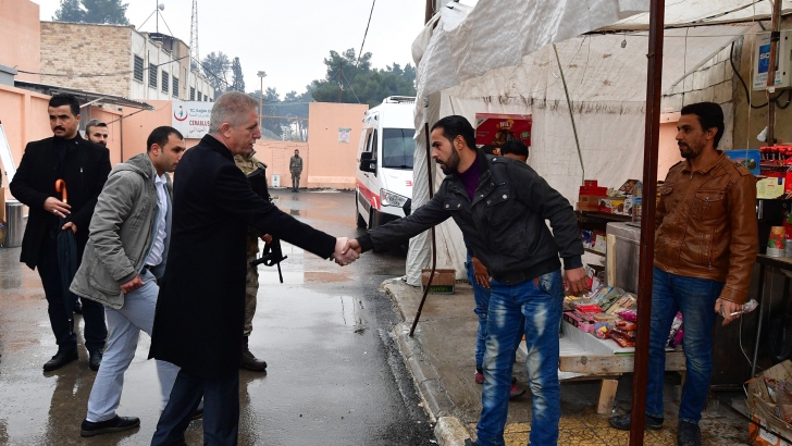 Vali Gül, Cerablus’ta incelemelerde bulundu