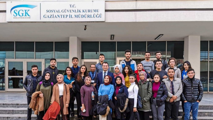 Oğuzeli MYO Öğrencilerinden SGK’ya Gezi