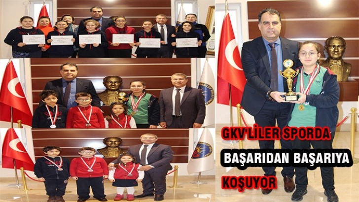 GKV'LİLER SPORDA BAŞARIDAN BAŞARIYA KOŞUYOR