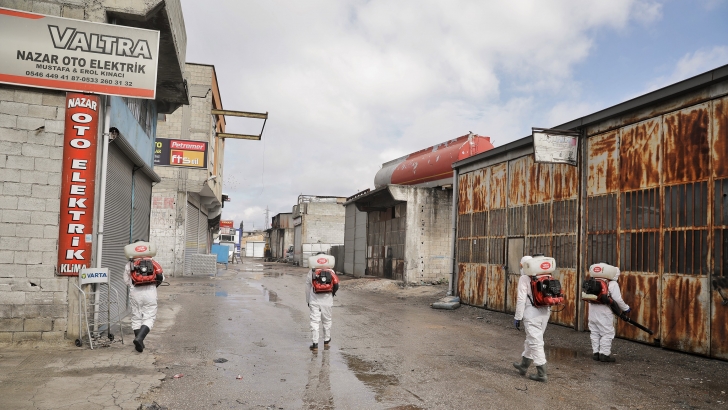 KÜSGET VE GATEM’DE HUMMALI DEZENFEKTE ÇALIŞMASI