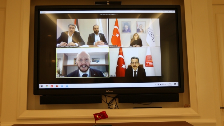 TÜRKİYE BELEDİYELER BİRLİĞİ’NDEN FİLİSTİN YEREL YÖNETİMLER BİRLİĞİ’NE DESTEK!