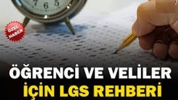 Lgs tercihleriniz için rehber yayınlandı