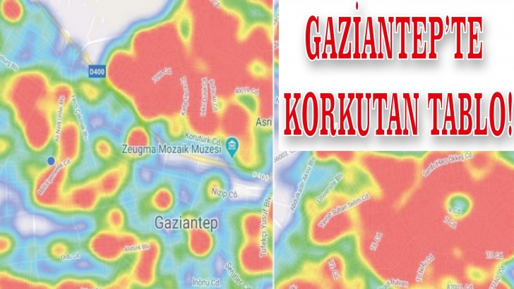 GAZİANTEP'TE KORKUTAN TABLO!