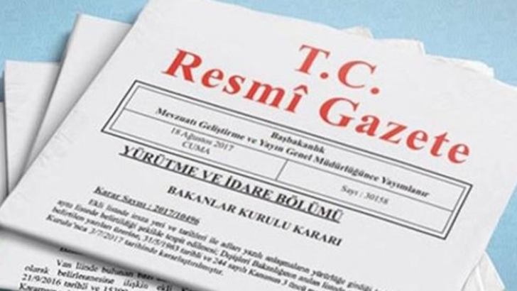 Resmi Gazete'de bugün (02.10.2020)