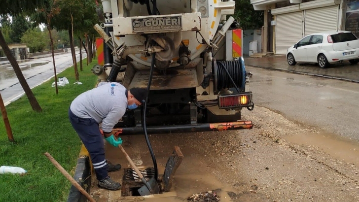 GASKİ OLASI ŞİDDETLİ YAĞIŞLARA KARŞI TEDBİR ALIYOR