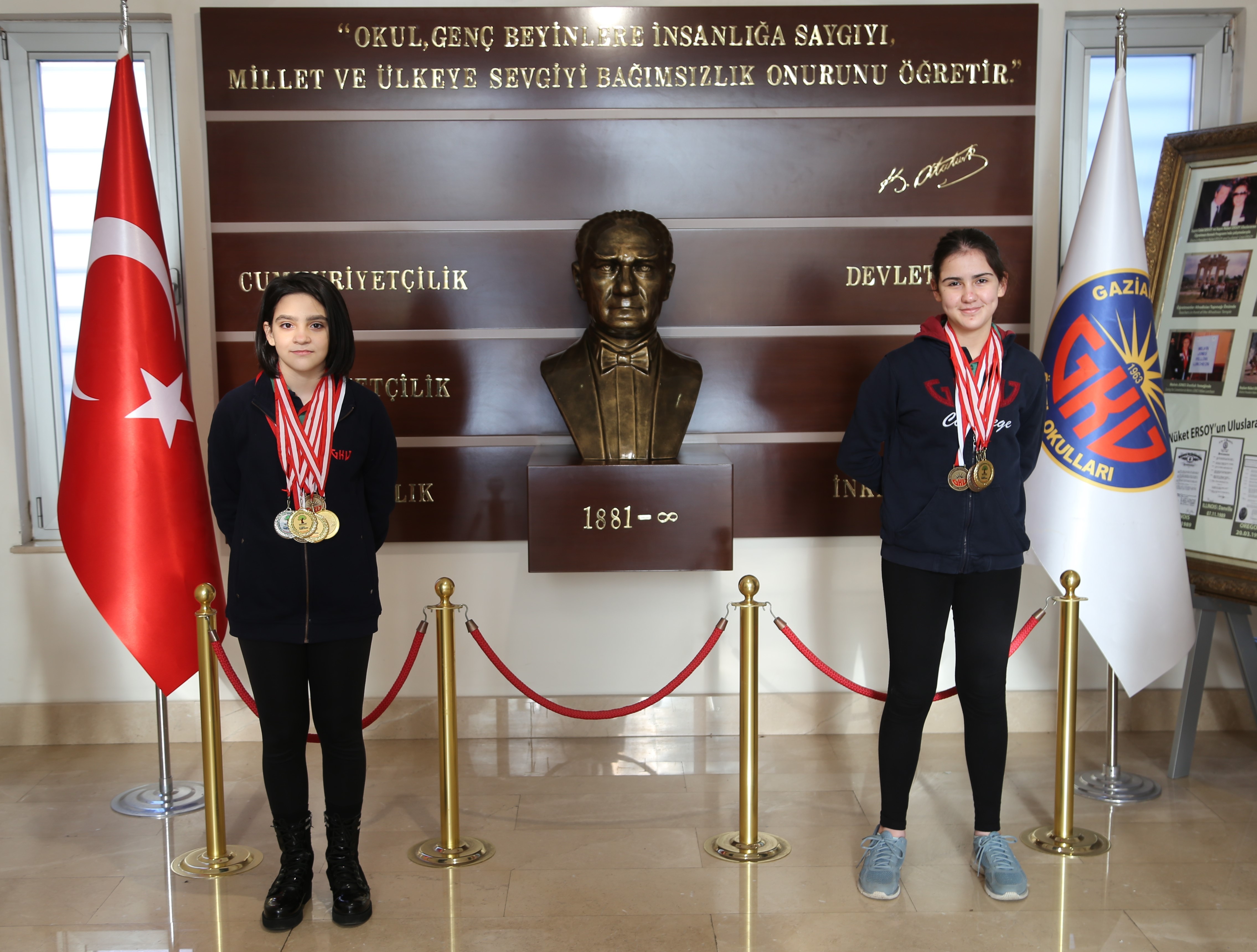 GKV’nin altın kulaçları 4 altın, 1 gümüş ve 3 bronz madalya kazandı
