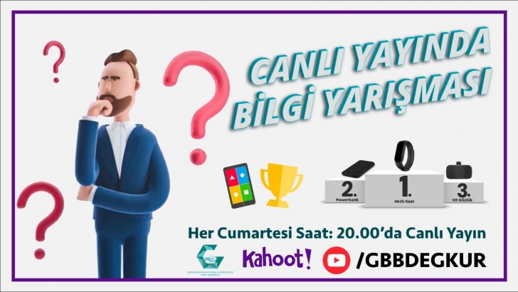 BÜYÜKŞEHİR’DEN GENEL KÜLTÜR TEMALI ÖDÜLLÜ ONLİNE BİLGİ YARIŞMASI