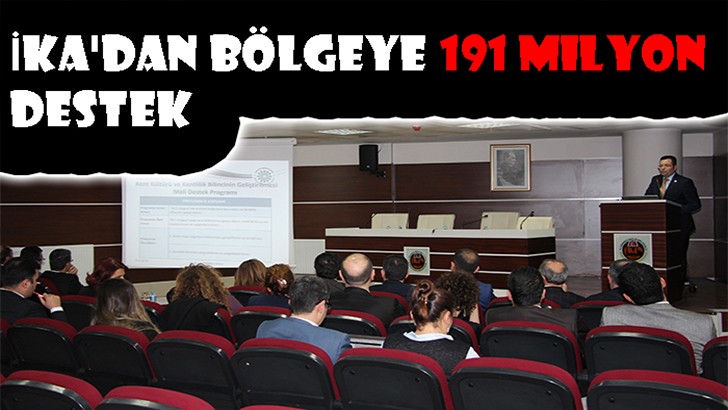 İKA'dan bölgeye 191 milyon destek