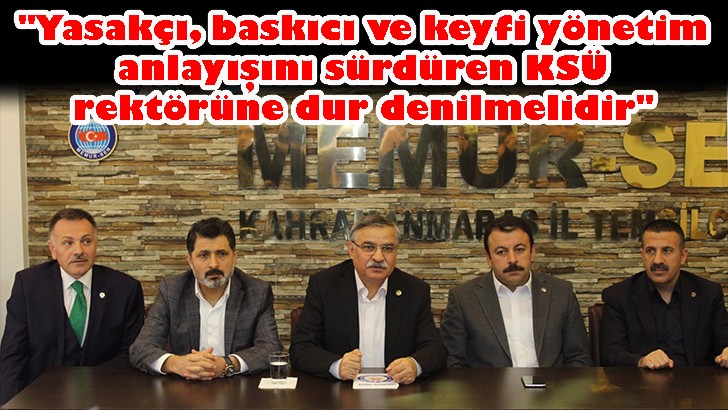 Eğitim Bir Sen Genel Başkan Vekili Latif Selvi;