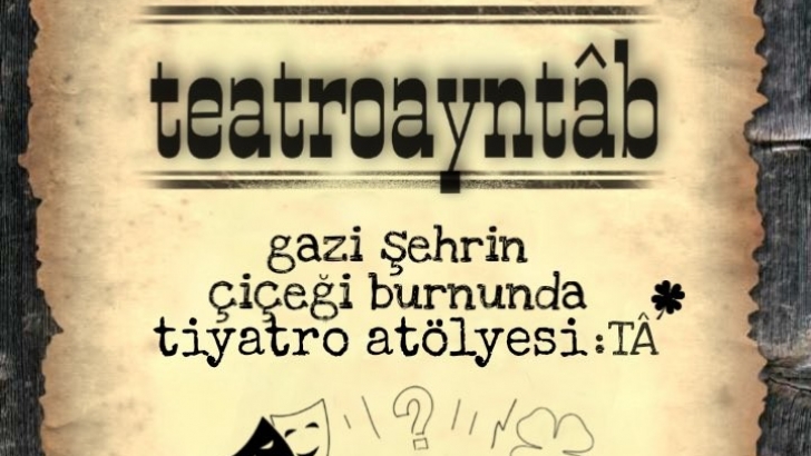 "Teatro Ayntâb : Doğaçlama Gösteri" 27 Mart'ta