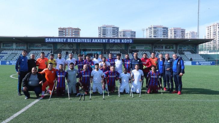 ŞAHİNBEY AMPUTE TAKIMINDAN FARKLI GALİBİYET 4-0