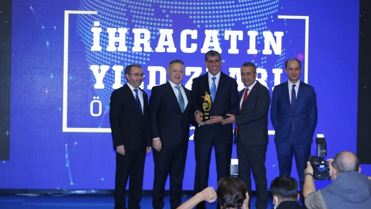 Türkiye Sektör Şampiyonu Altunkaya’ya , "İhracatın Yıldızı" Ödülü